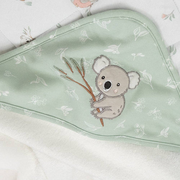 Organic Hooded Baby Towel - Australiana