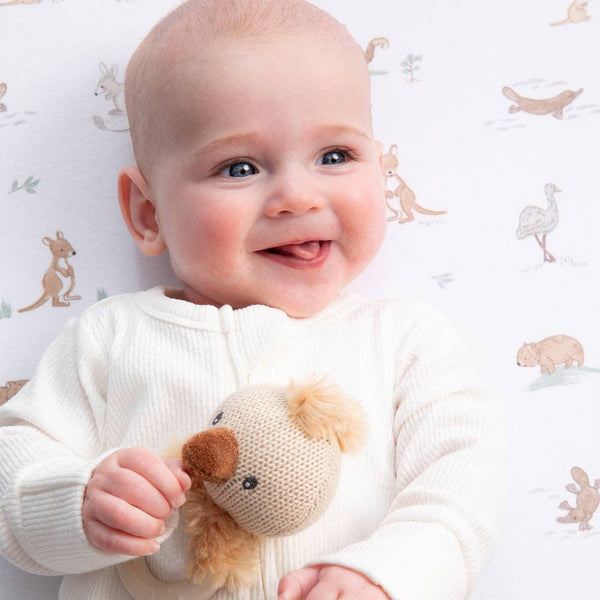 Baby Ring Rattle - Emu