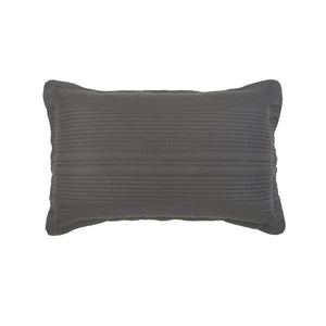 Flinders Embossed Coverlet Set - Charcoal Bed Cover