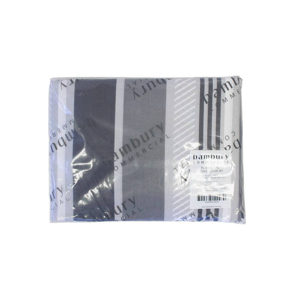 Indiana Polycotton Quilt Cover Set - Grey Multi