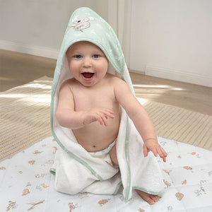 Organic Hooded Baby Towel - Australiana
