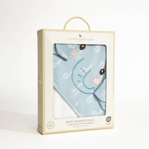 Hooded Baby Towel- Elephant - Wild Safari