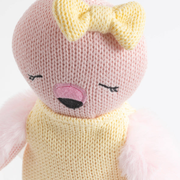 Knitted Animal Toy- Freya the Flamingo