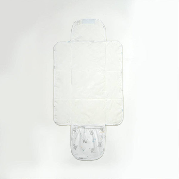 Waterproof Travel Baby Change Mat - Living Textiles Elephant Playtime