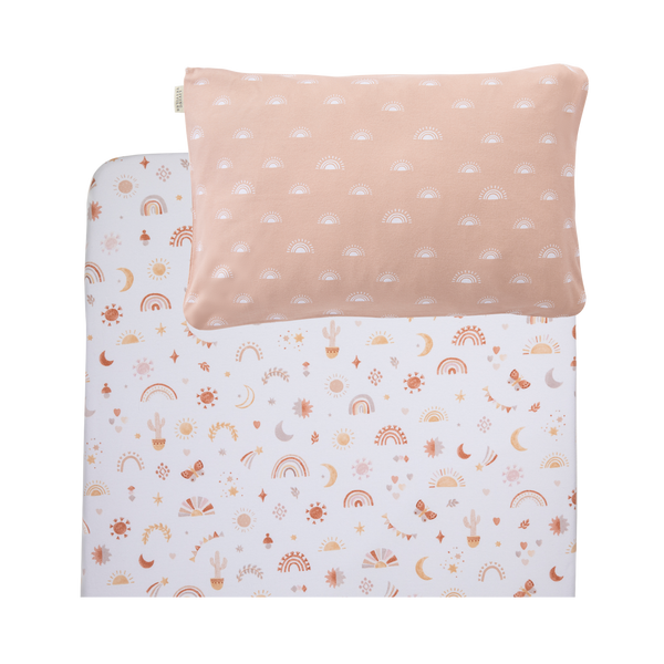 Port-a-Cot Sheet & Pillow Case Set - Bohemian Bliss