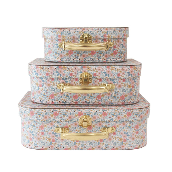 Kids Carry Case Set of 3 French Garden Floral