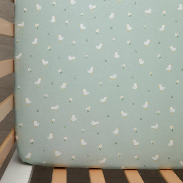 2 pack Goosey Goosey Organic Jersey Cot Fitted Sheets