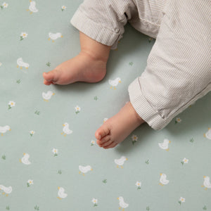 2 pack Goosey Goosey Organic Jersey Cot Fitted Sheets