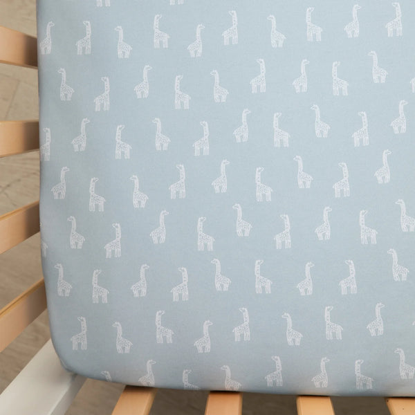 2 pack Wild Safari Organic Jersey Cot Fitted Sheets