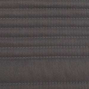 Flinders Embossed Coverlet Set - Charcoal Bed Cover