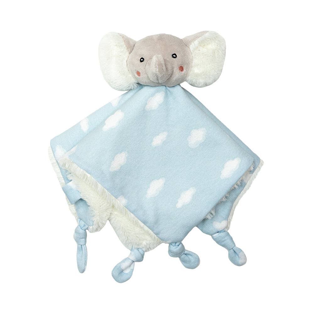 Security Blanket - Elephant Playtime Baby Soother Comforter.