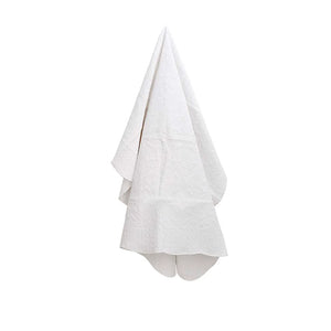 Marcella Antique White Quilted Cotton Throw Rug