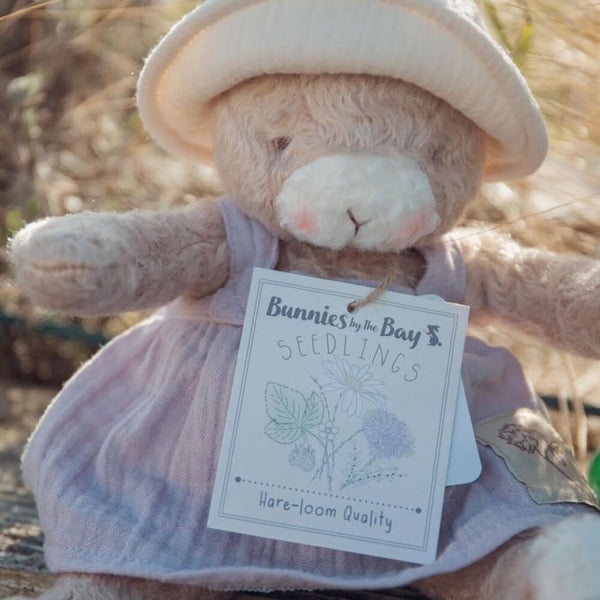 Thistle Bunny Seedlings 40th Anniversary Soft Toy Baby Shower Gift Idea.