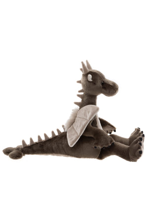 Clubs Bearhouse By Charlie Bears Plush Grey Toy Dragon