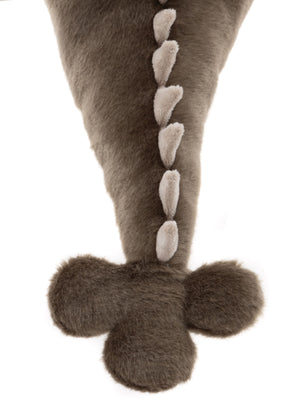 Clubs Bearhouse By Charlie Bears Plush Grey Toy Dragon