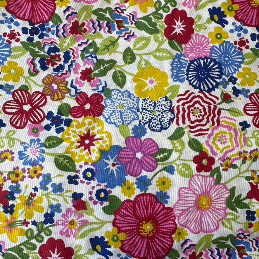 Vintage Florals Primrose Fitted Cot Sheet