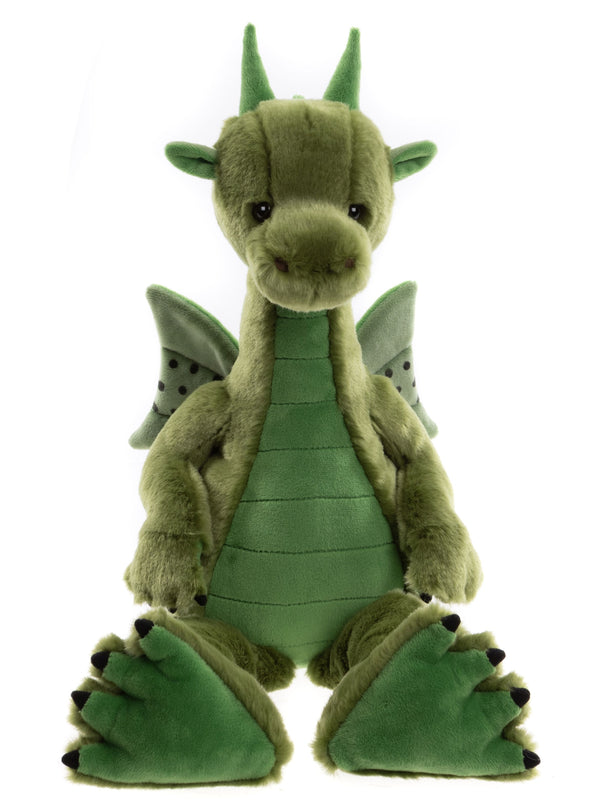 Deck Bearhouse By Charlie Bears Green Plush Large Toy Dragon