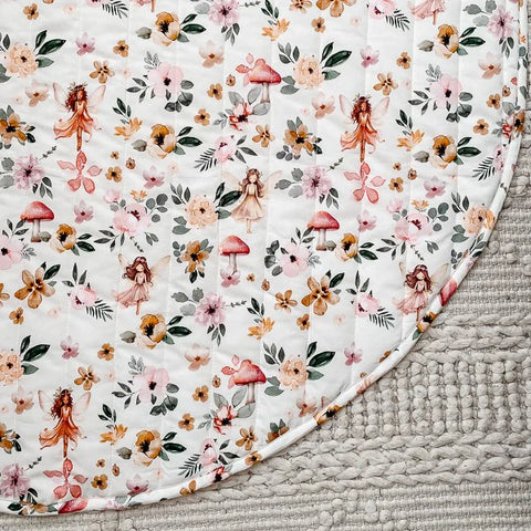 Fairy Garden Kids Floor Rug Nursery Playmat