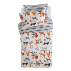 Fierce Cotton Multi Coloured Kids Quilt Cover Set