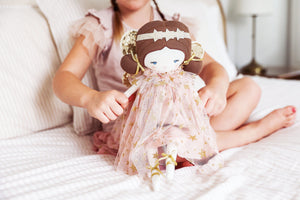 Fleur Fairy Doll Alimrose Children's Doll- Blush Gold
