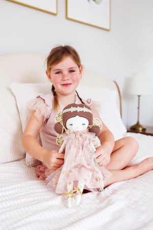 Fleur Fairy Doll Alimrose Children's Doll- Blush Gold