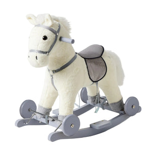 Jiggle & Giggle Marshmallow 2-in-1 Rock & Ride Rocking Horse Pony