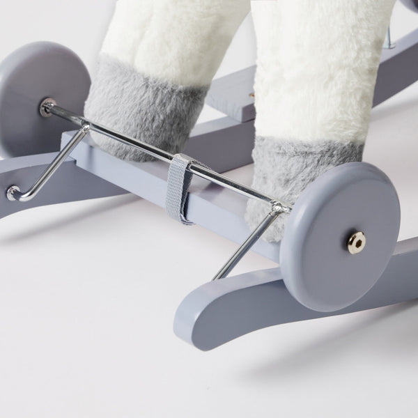 Jiggle & Giggle Marshmallow 2-in-1 Rock & Ride Rocking Horse Pony