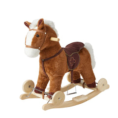 Jiggle & Giggle Brownie 2-in-1 Rock & Ride Rocking Horse Pony