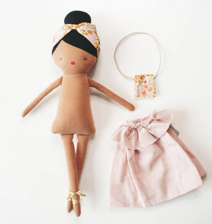 Piper Doll Alimrose Children's 43cm Dress Up Doll -Pale Pink