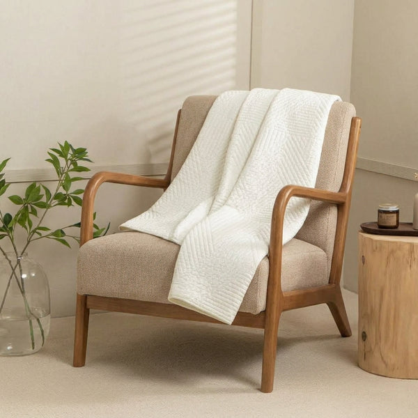 Ivory Willow Classic Quilts Quilted Cotton Throw Rug
