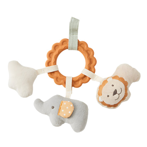 Safari Teether Activity Toy Newborn Baby Shower Gift Idea