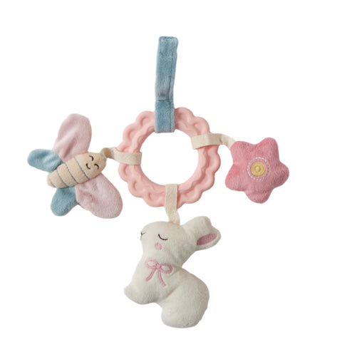 Flower Activity Teether Toy Newborn Baby Shower Gift Idea