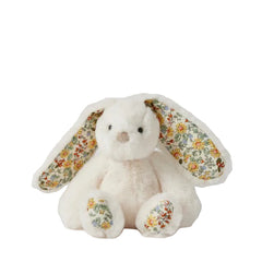 Jiggle & Giggle Floral White Bunny Baby Rattle