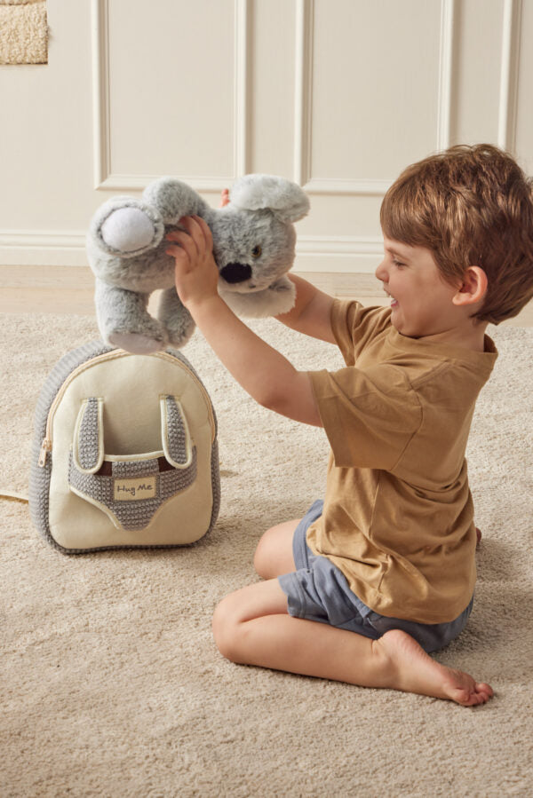 Jiggle & Giggle Plush Koala Hug-Me Buddy Backpack