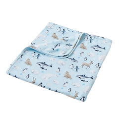 Jiggle & Giggle Aurora Arctic Animals Jersey 100 % Cotton Baby Wrap