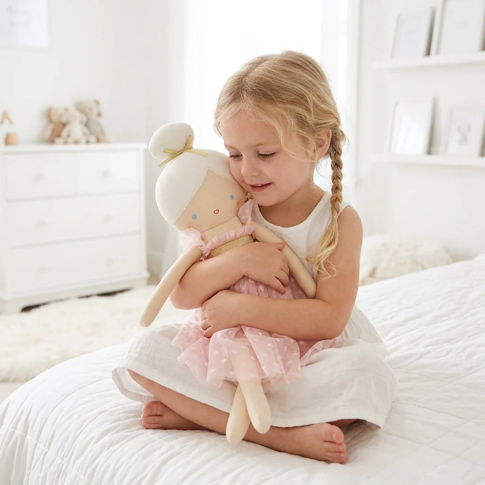 Lotte Doll 52cm Alimrose Children's Doll Pale Pink
