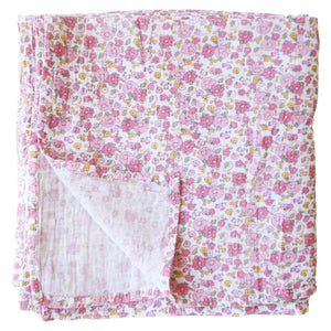 Muslin Swaddle Rose Garden Baby Wrap