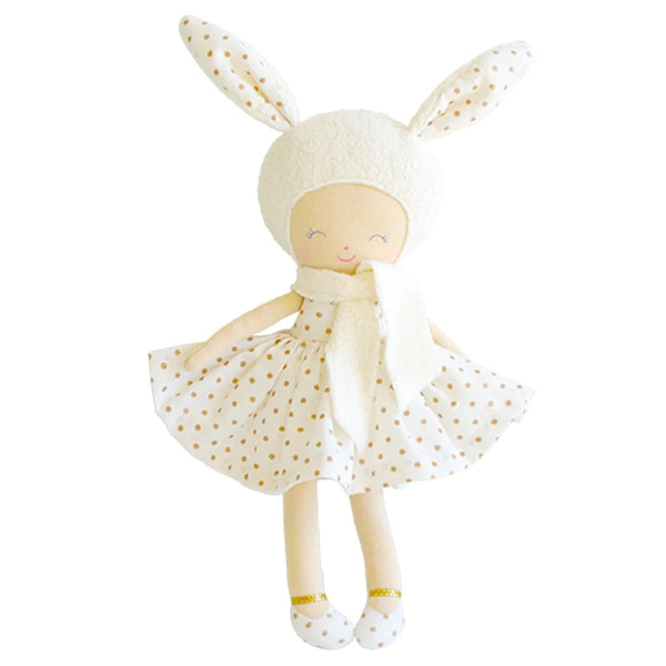Belle Bunny Alimrose Small Children's Doll Gold Spot