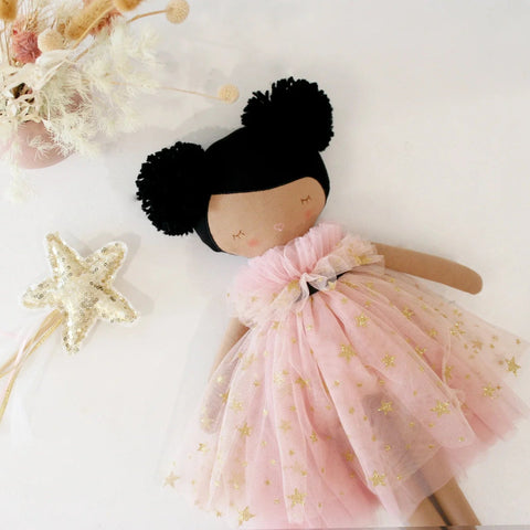 Halle Ballerina Doll Light ( Brown & Ebony ) 48cm Children's Doll