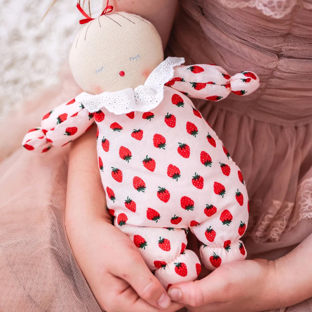 Baby Doll Alimrose Children's Asleep Awake Doll -Strawberry
