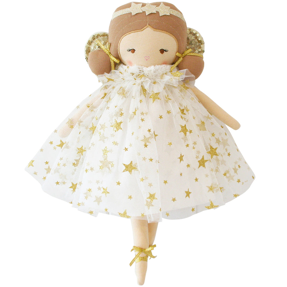 Holly Fairy Doll Alimrose Children's Doll- Ivory Gold