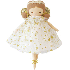 Holly Fairy Doll Alimrose Children's Doll- Ivory Gold