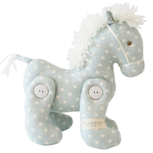 Jointed Pony - Duck Egg Blue White Spot