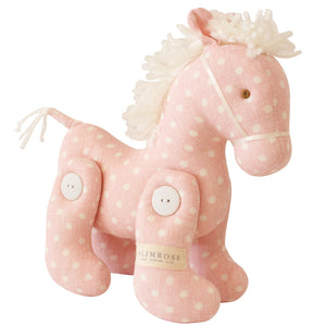 Jointed Pony - Pink White Spot