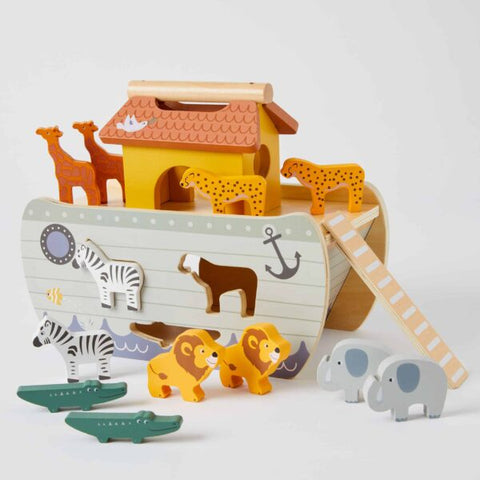 Noah's Ark Shape Sorter Children's Wooden Educational Toy