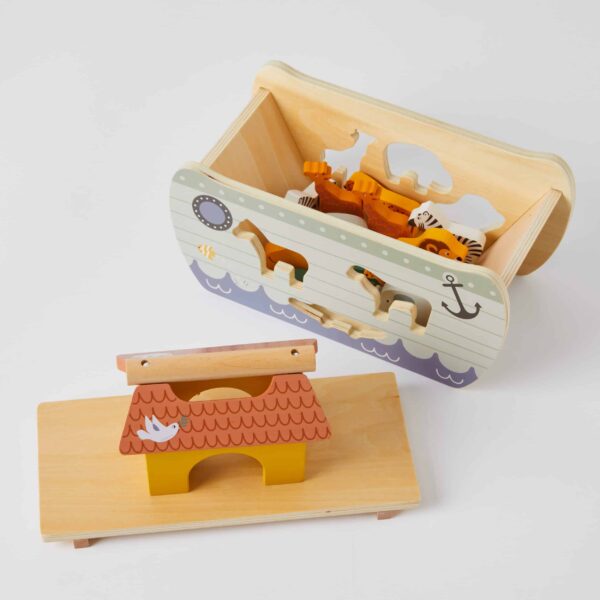 Noah's Ark Shape Sorter Children's Wooden Educational Toy
