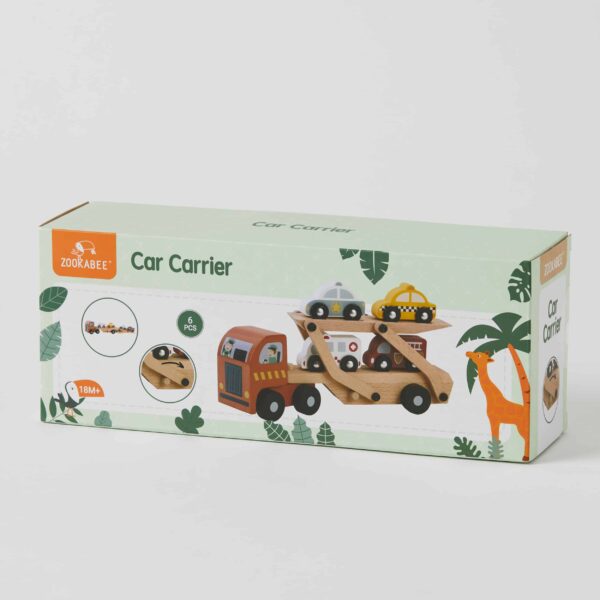 Wooden Educational Car Carrier