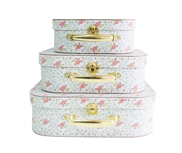 Kids Carry Case Set of 3 Small Display Cases - Honey Tree Floral