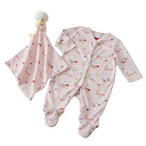 Jiggle & Giggle Waddling Around Babies Romper Suit and Comforter Gift Set