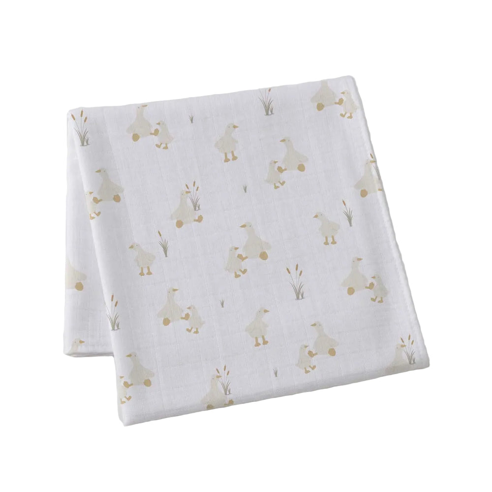 Wiggles the Duck Muslin Cotton Baby Wrap Jiggle & Giggle